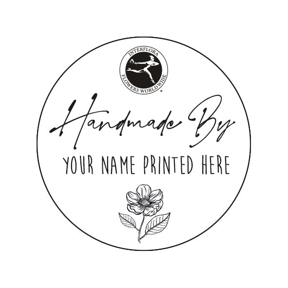 SAC1 White Circular Label