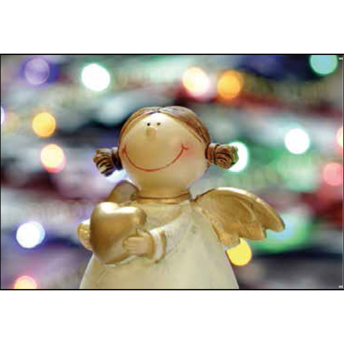 F33 Christmas Fairy Folding Card Size 130 x 95 mm