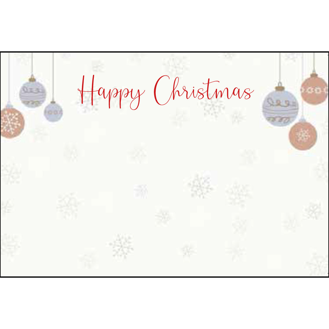 F29 - Christmas Folding Card 130 x 95mm