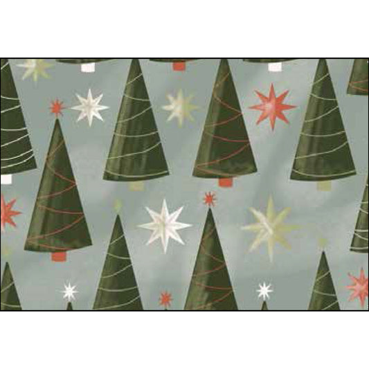 S77 Christmas Trees and Stars 63 x 91mm, 1 pack of 50