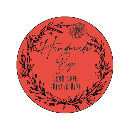 SAC3 Red Circular Self Adhesive